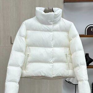 ALO Yoga solid-color, stand-up collar, warm, long-sleeved down jacket Size M